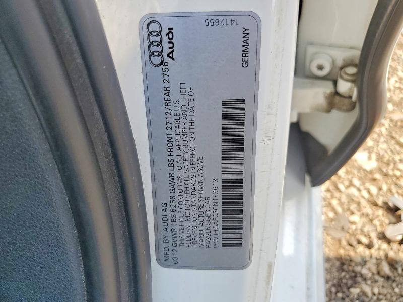 Продажа на аукционе авто 2012 Audi A6, vin: WAUHGAFC3CN153613, номер лота: 59066716