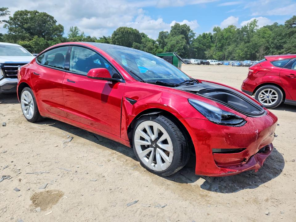 Продажа на аукционе авто 2022 Tesla Model 3, vin: 5YJ3E1EA3NF191394, номер лота: 60141996