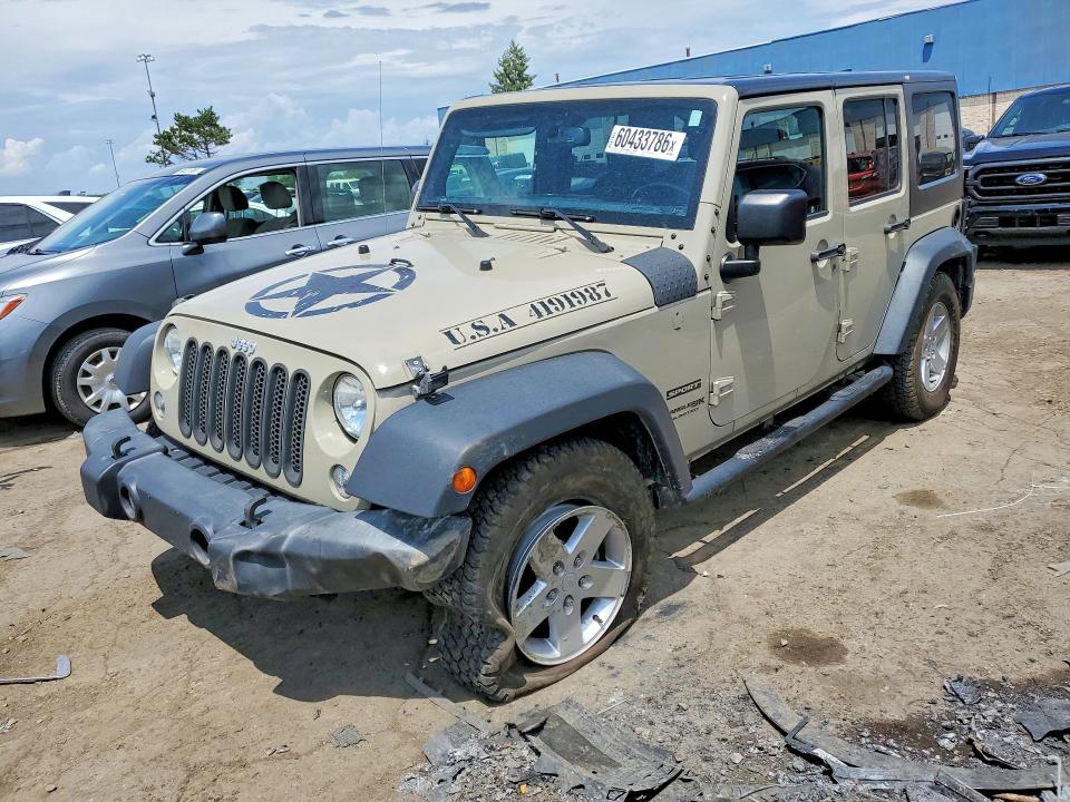 Aukcja sprzedaży 2018 Jeep Wrangler Unlimited, vin: 1C4BJWDG7JL825775, numer aukcji: 60433786