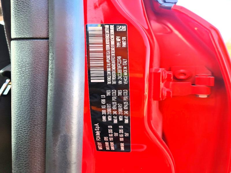 Продажа на аукционе авто 2015 Jeep Renegade, vin: ZACCJBBT9FPC23749, номер лота: 59837586