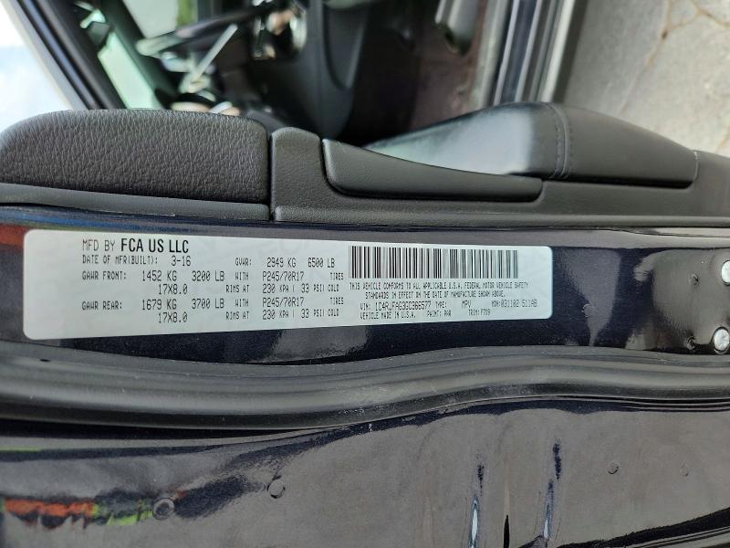 Продажа на аукционе авто 2016 Jeep Grand Cherokee, vin: 1C4RJFAG3GC366577, номер лота: 62716336