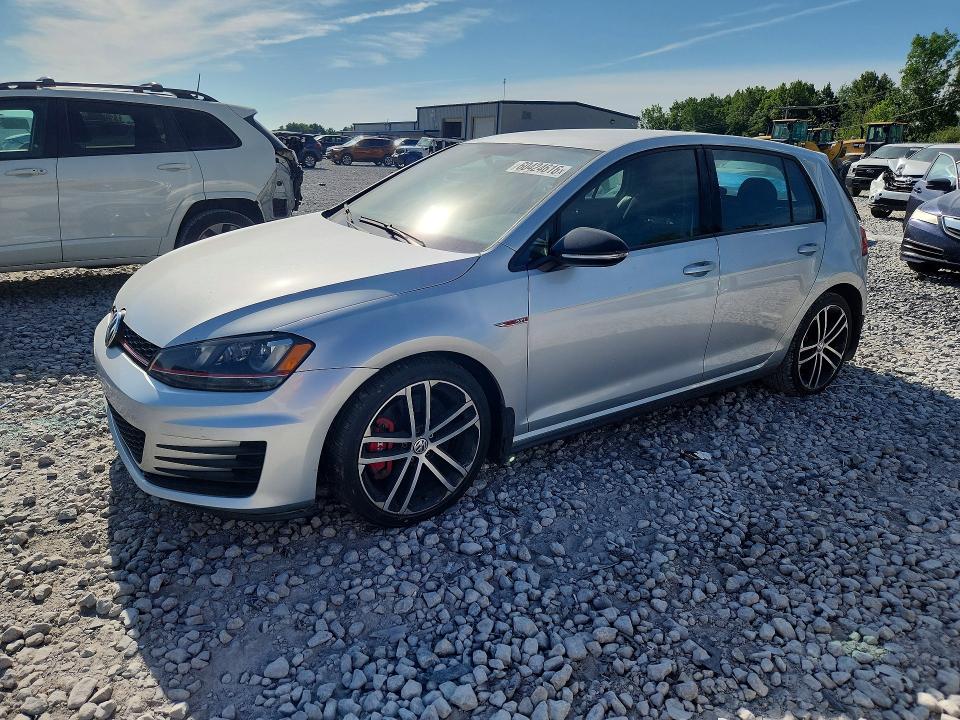 2017 Volkswagen Gti მანქანა იყიდება აუქციონზე, vin: 3VW447AU9HM070893, აუქციონის ნომერი: 60424616