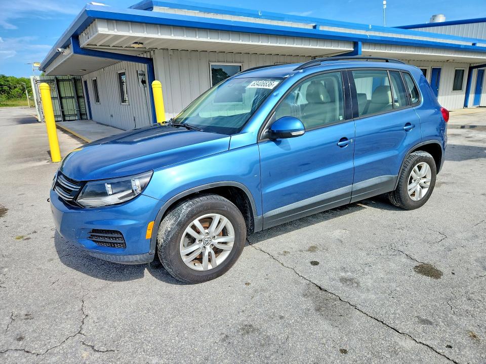 2017 Volkswagen Tiguan მანქანა იყიდება აუქციონზე, vin: WVGAV7AX8HK037951, აუქციონის ნომერი: 63406636