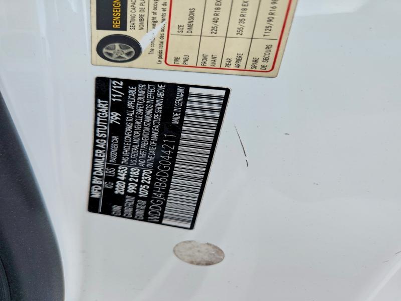 Aukcja sprzedaży 2013 Mercedes-benz C, vin: WDDGJ4HB6DG044211, numer aukcji: 62081396