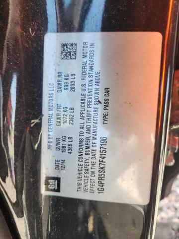 Aukcja sprzedaży 2015 Buick Verano, vin: 1G4PR5SK7F4157196, numer aukcji: 60876366