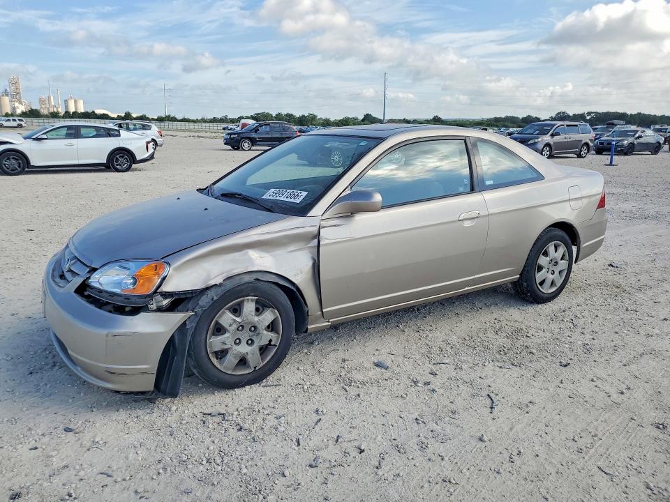 Auction sale of the 2002 Honda Civic, vin: 1HGEM22952L005182, lot number: 59991866
