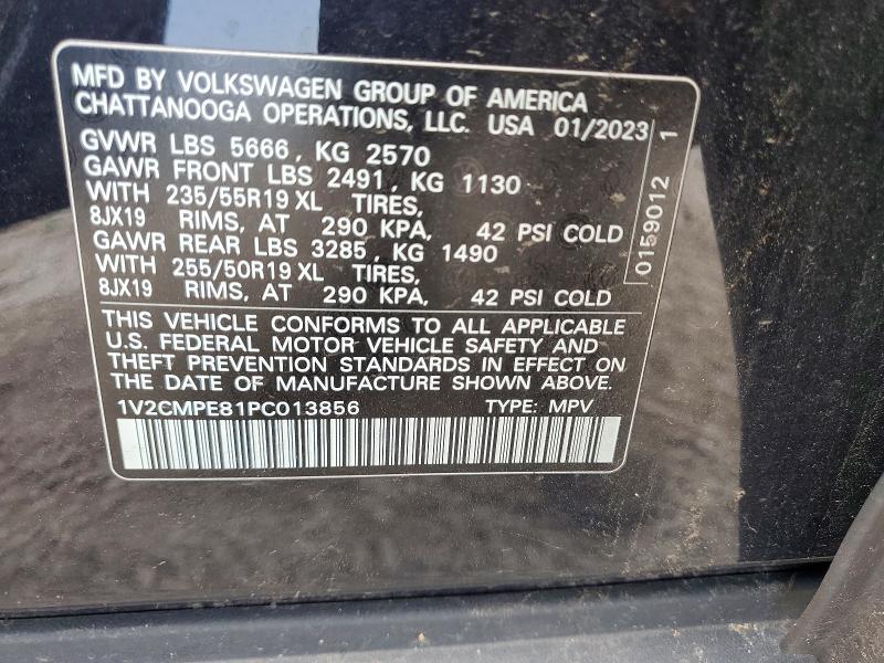 Продаж на аукціоні авто 2023 Volkswagen Id.4, vin: 1V2CMPE81PC013856, номер лоту: 85965245