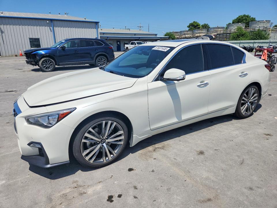 2022 Infiniti Q50 მანქანა იყიდება აუქციონზე, vin: JN1EV7CP4NM310549, აუქციონის ნომერი: 61631446