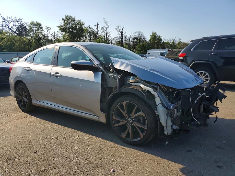 60956746 :رقم المزاد ، 19XFC2F80LE213732 vin ، 2020 Honda Civic مزاد بيع