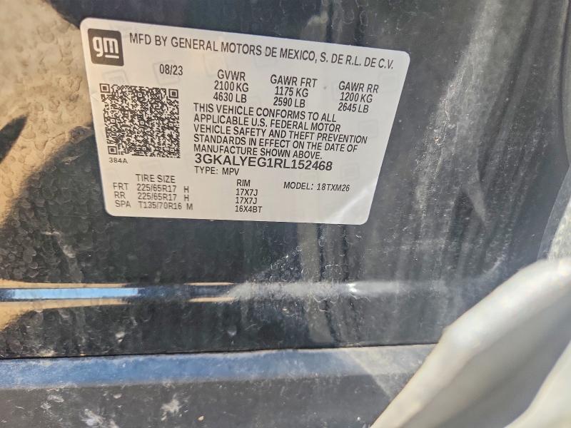 62544326 :رقم المزاد ، 3GKALYEG1RL152468 vin ، 2024 Gmc Terrain مزاد بيع