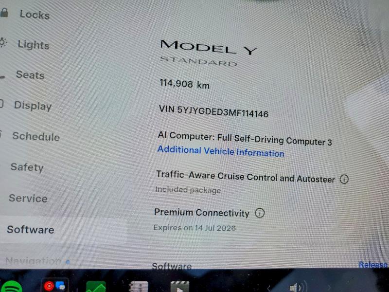 60137526 :رقم المزاد ، 5YJYGDED3MF114146 vin ، 2021 Tesla Model Y مزاد بيع