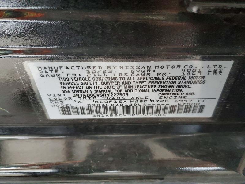 62441366 :رقم المزاد ، 3N1AB8CV9RY227505 vin ، 2024 Nissan Sentra مزاد بيع