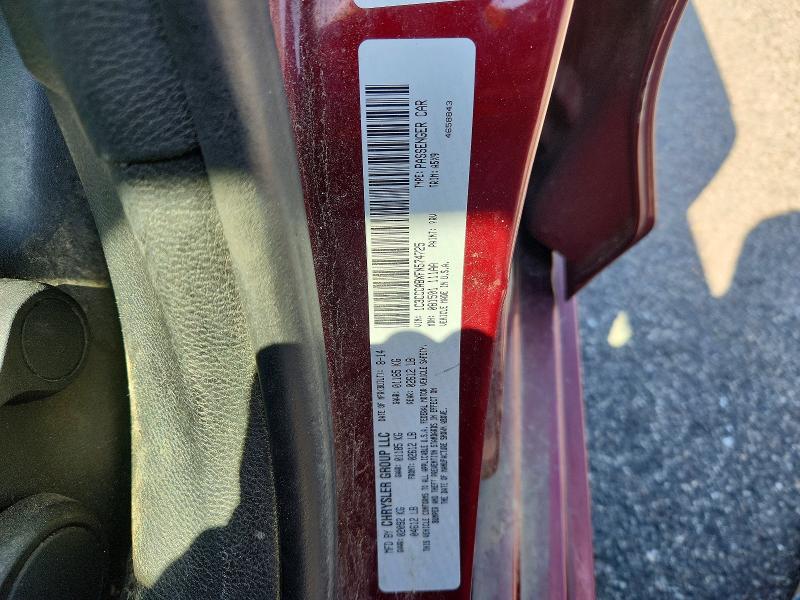 Aukcja sprzedaży 2015 Chrysler 200, vin: 1C3CCCABXFN574725, numer aukcji: 59592006