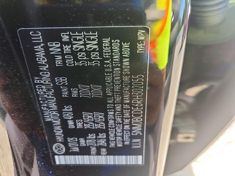 Aukcja sprzedaży 2024 Hyundai Tucson, vin: 5NMJBCDE6RH302055, numer aukcji: 59617596