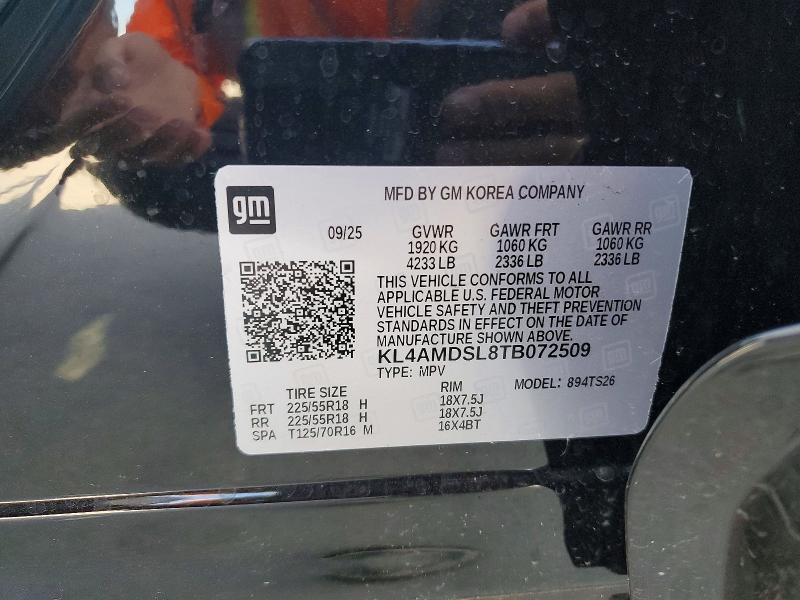 Aukcja sprzedaży 2026 Buick Encore Gx, vin: KL4AMDSL8TB072509, numer aukcji: 59243906