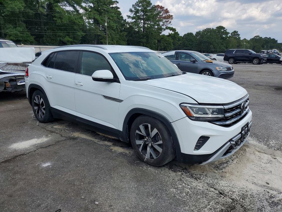 62603386 :رقم المزاد ، 1V24C2CA2LC203787 vin ، 2020 Volkswagen Atlas Cross Sport مزاد بيع