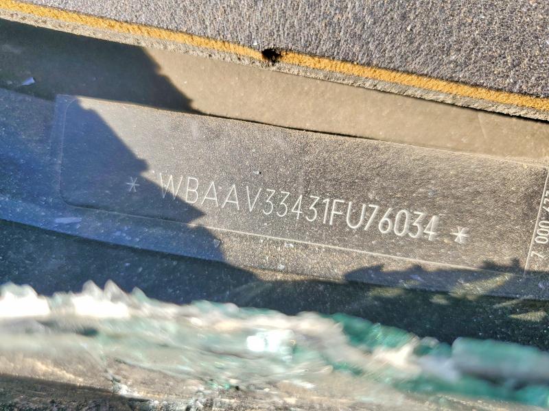 63174916 :رقم المزاد ، WBAAV33431FU76034 vin ، 2001 Bmw 325 مزاد بيع