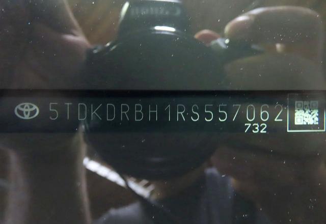 61607056 :رقم المزاد ، 5TDKDRBH1RS557062 vin ، 2024 Toyota Highlander مزاد بيع