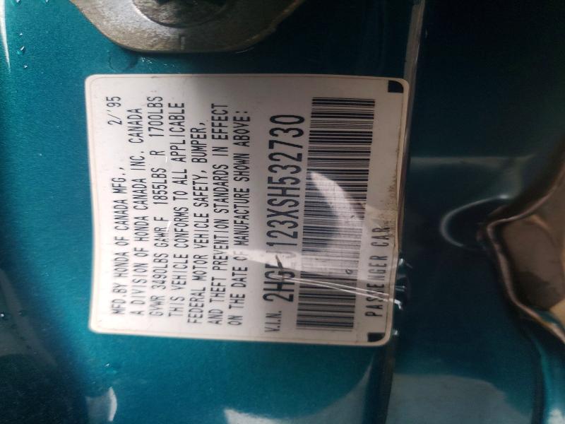 Aukcja sprzedaży 1995 Honda Civic, vin: 2HGEJ123XSH532730, numer aukcji: 59702196