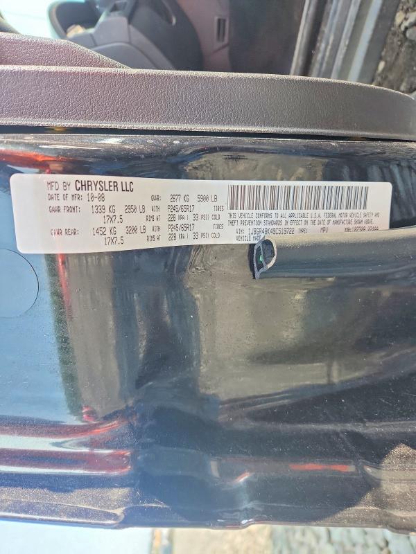 61559846 :رقم المزاد ، 1J8GR48K49C519722 vin ، 2009 Jeep Grand Cherokee مزاد بيع