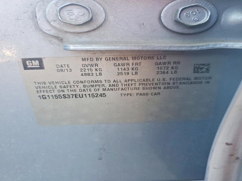 Продажа на аукционе авто 2014 Chevrolet Impala, vin: 1G1155S37EU115245, номер лота: 59231406