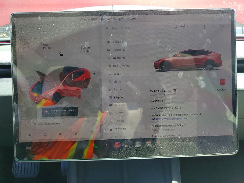 Продажа на аукционе авто 2025 Tesla Model 3, vin: 5YJ3E1EA7SF006615, номер лота: 60071406