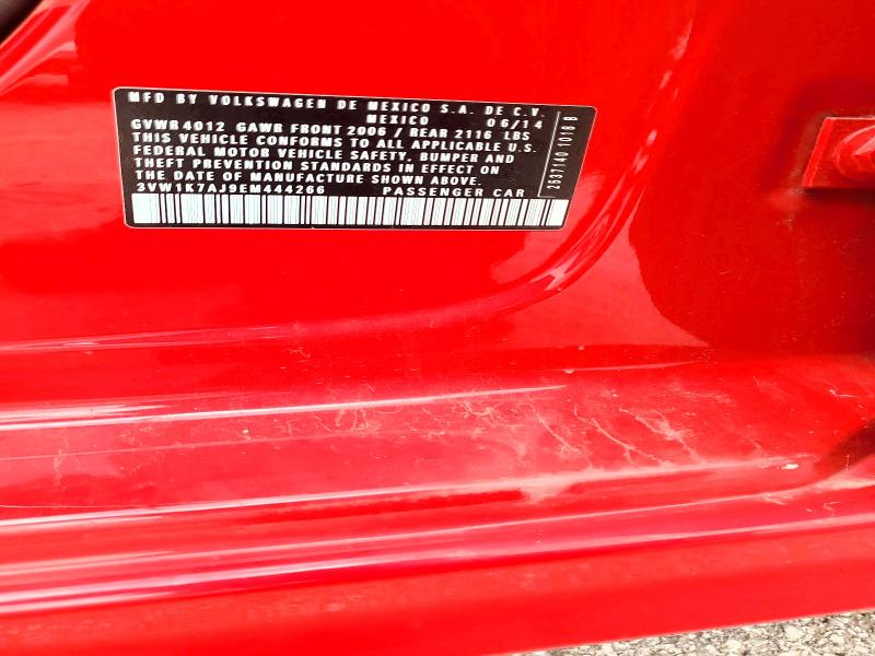 Aukcja sprzedaży 2014 Volkswagen Jetta, vin: 3VW1K7AJ9EM444266, numer aukcji: 56492826
