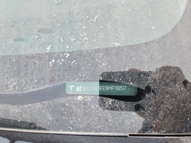 Aukcja sprzedaży 2021 Tesla Model Y, vin: 5YJYGDEE9MF118517, numer aukcji: 61489546