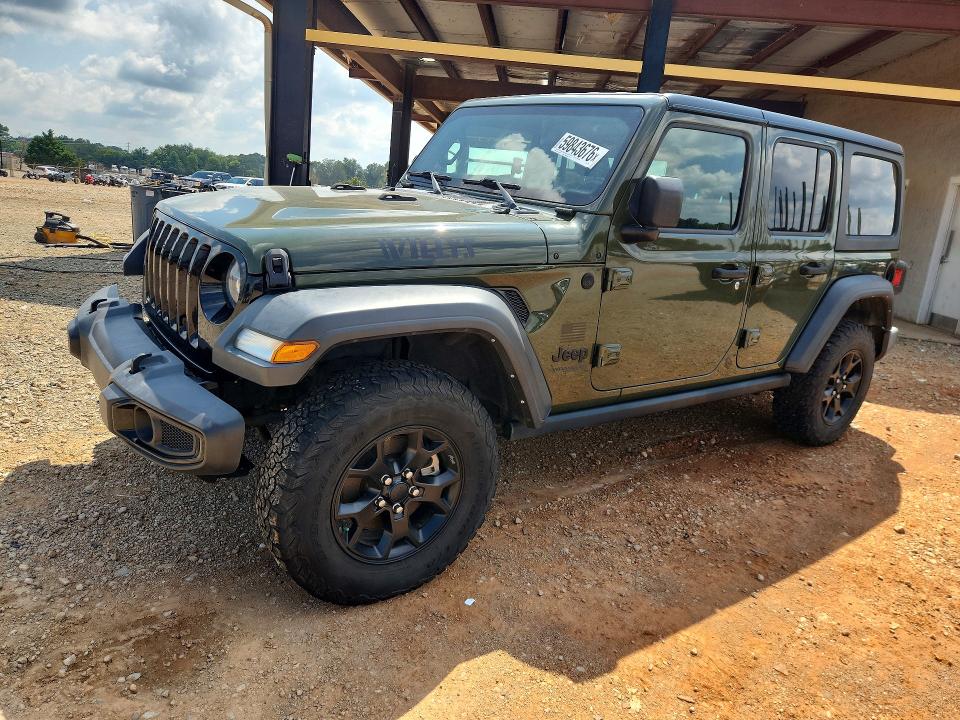 Продажа на аукционе авто 2021 Jeep Wrangler Unlimited, vin: 1C4HJXDG4MW725636, номер лота: 59843676