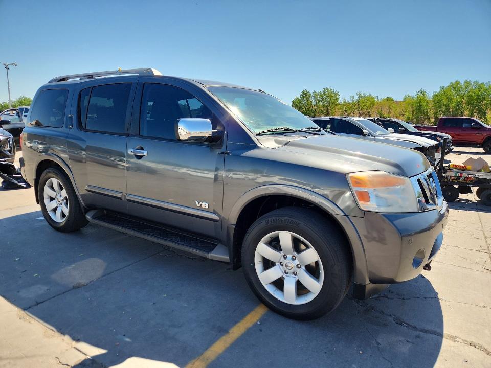 61764476 :رقم المزاد ، 5N1AA08C68N600788 vin ، 2008 Nissan Armada مزاد بيع