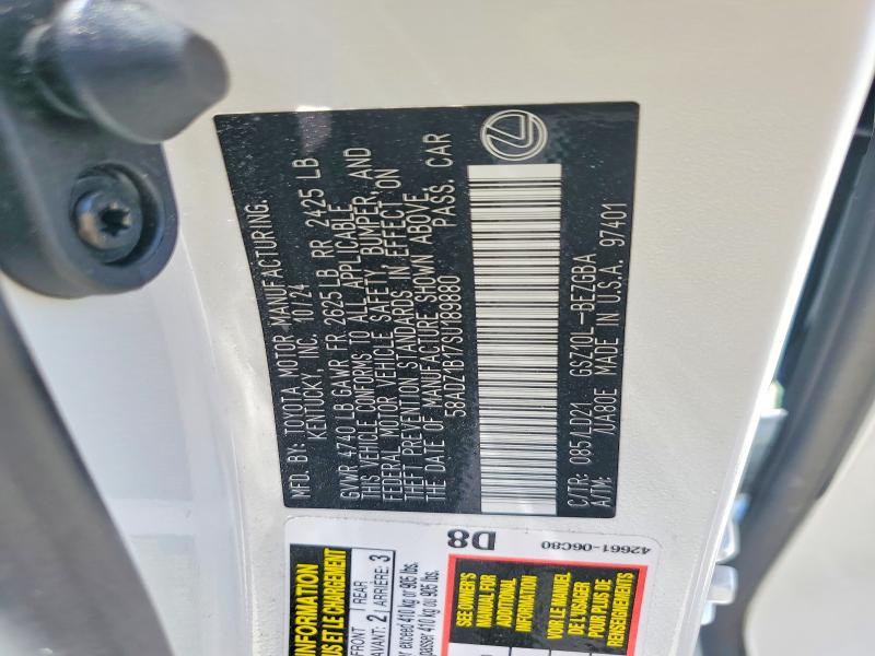 Aukcja sprzedaży 2025 Lexus Es 350, vin: 58ADZ1B17SU189880, numer aukcji: 61432886