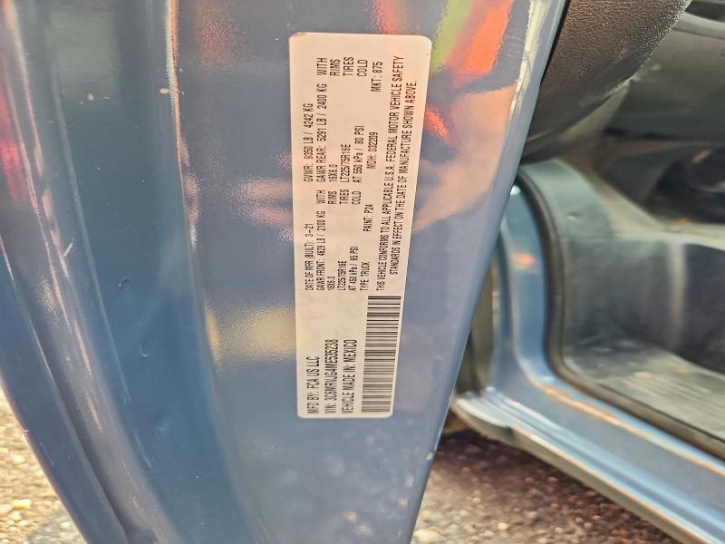 Aukcja sprzedaży 2021 Ram Promaster 3500, vin: 3C6MRVJG4ME535238, numer aukcji: 58502686