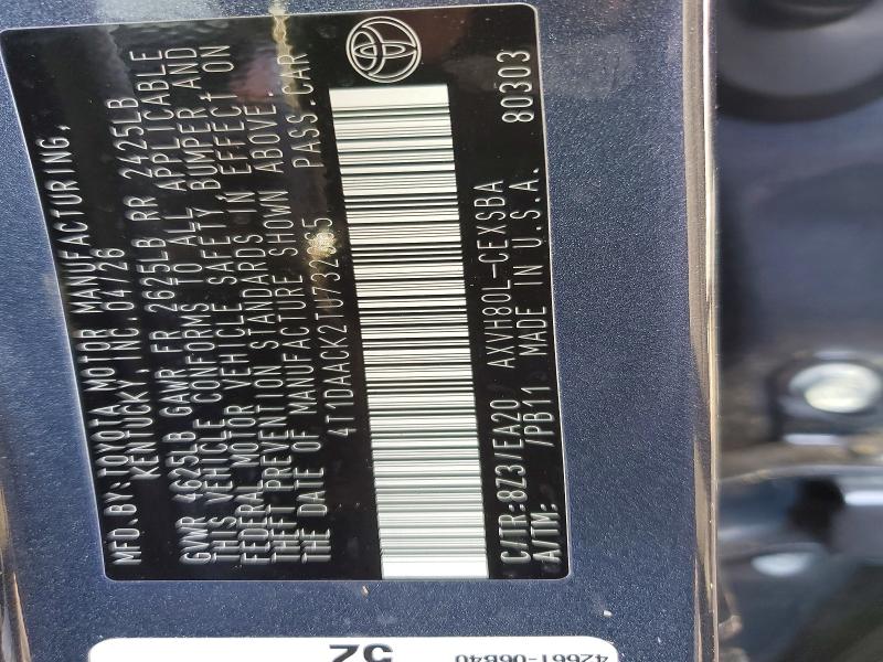 Aukcja sprzedaży 2026 Toyota Camry, vin: 4T1DAACK2TU732365, numer aukcji: 60601116
