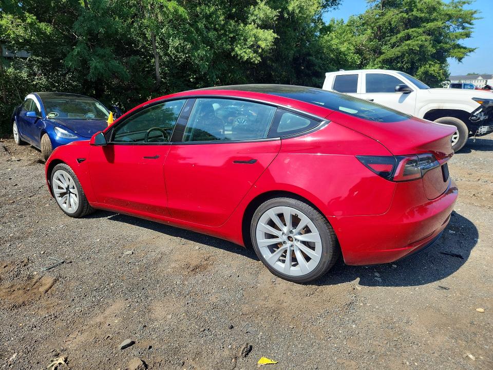 60953616 :رقم المزاد ، 5YJ3E1EA5NF187783 vin ، 2022 Tesla Model 3 مزاد بيع