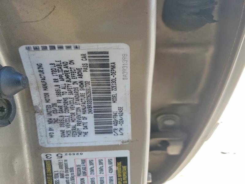 2006 Toyota Corolla მანქანა იყიდება აუქციონზე, vin: 1NXBR32E06Z691732, აუქციონის ნომერი: 61624406