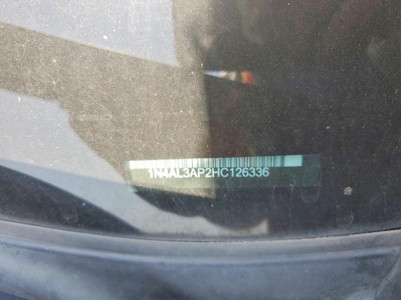 61938336 :رقم المزاد ، 1N4AL3AP2HC126336 vin ، 2017 Nissan Altima مزاد بيع