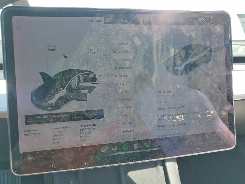 60695416 :رقم المزاد ، 5YJ3E1EA9MF995147 vin ، 2021 Tesla Model 3 مزاد بيع