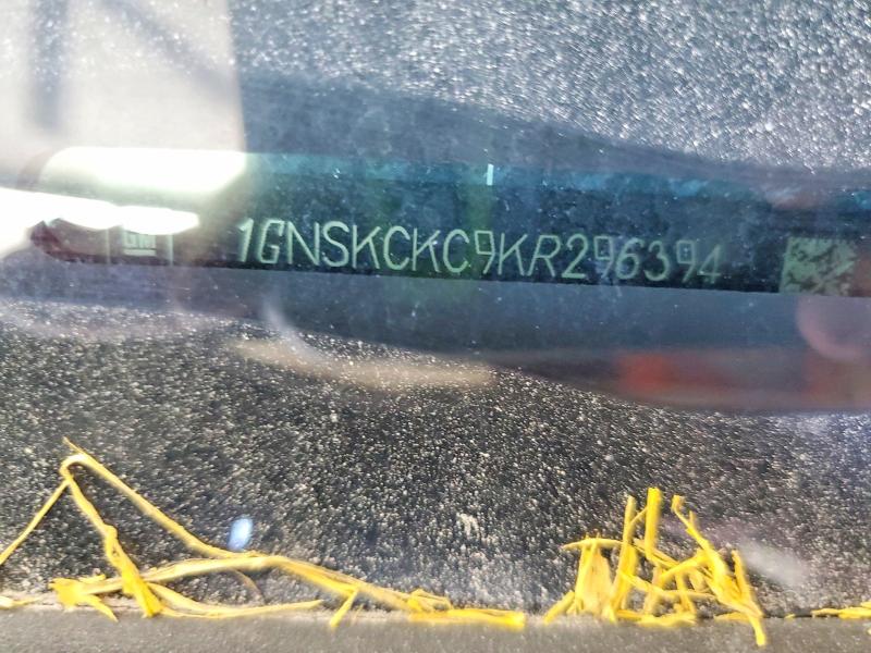 2019 Chevrolet Tahoe მანქანა იყიდება აუქციონზე, vin: 1GNSKCKC9KR296394, აუქციონის ნომერი: 59658046