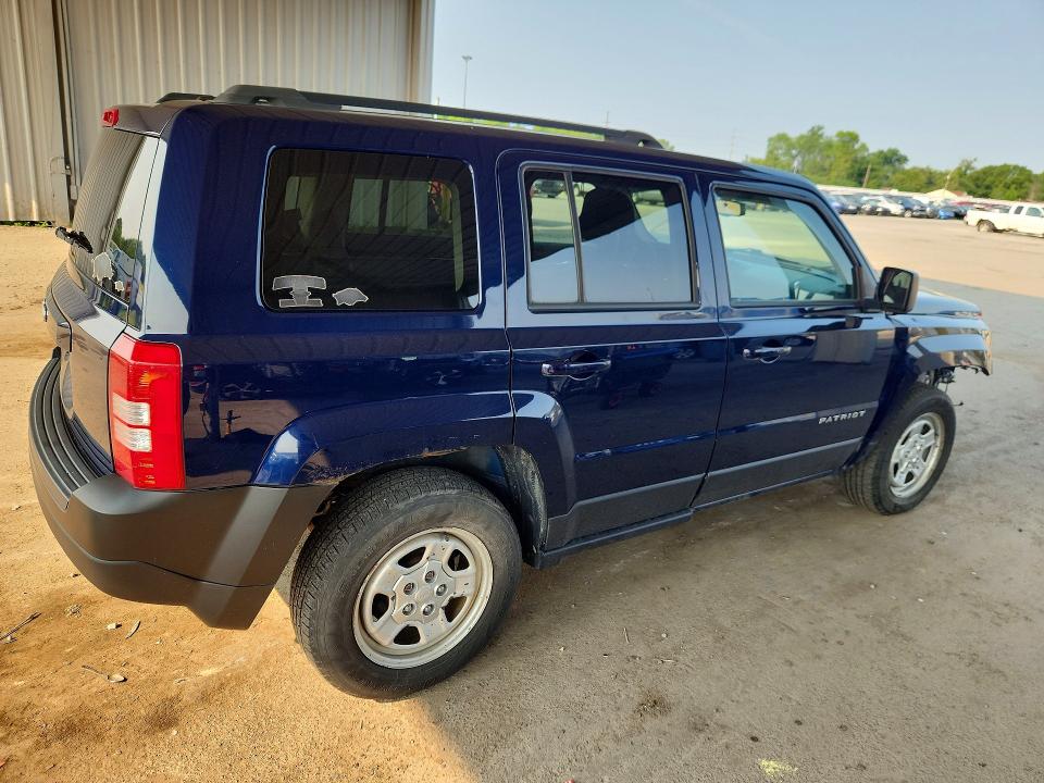 60896826 :رقم المزاد ، 1C4NJRBB3HD106632 vin ، 2017 Jeep Patriot مزاد بيع