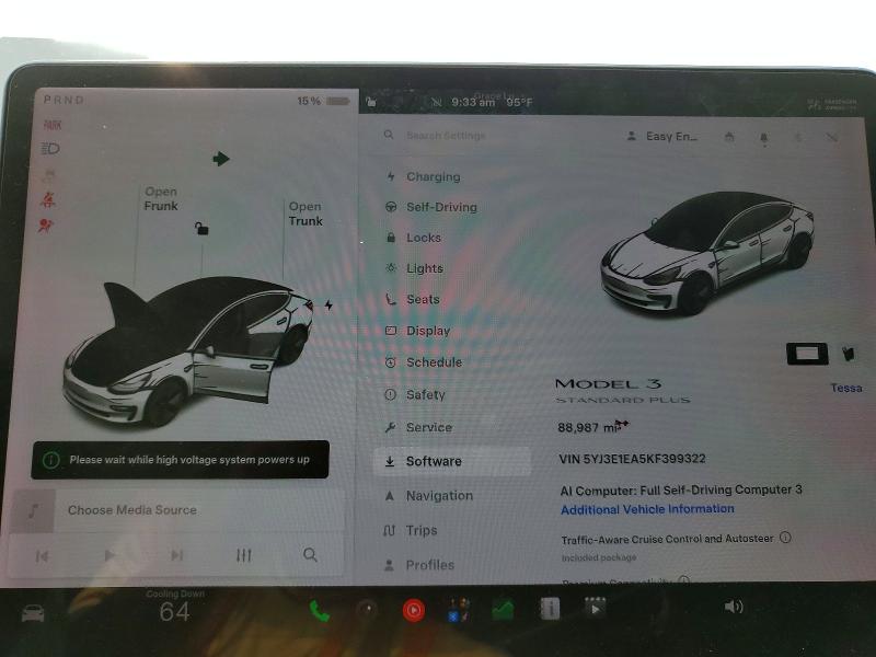 Aukcja sprzedaży 2019 Tesla Model 3, vin: 5YJ3E1EA5KF399322, numer aukcji: 61085266
