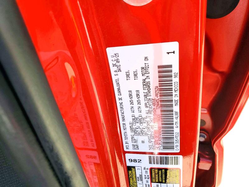 2025 Toyota Tacoma მანქანა იყიდება აუქციონზე, vin: 3TYLB5JN3ST098900, აუქციონის ნომერი: 63561696