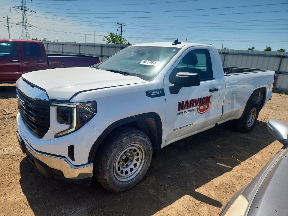 60964916 :رقم المزاد ، 3GTNHAEK8RG425537 vin ، 2024 Gmc Sierra مزاد بيع