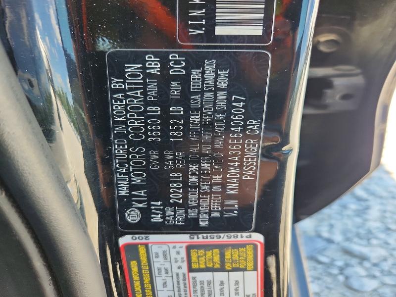 Aukcja sprzedaży 2014 Kia Rio, vin: KNADM4A36E6406047, numer aukcji: 63184576