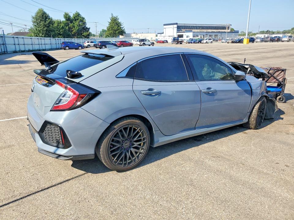 60747486 :رقم المزاد ، SHHFK7H22HU216043 vin ، 2017 Honda Civic مزاد بيع