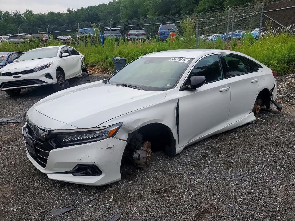 59945646 :رقم المزاد ، 1HGCV1F31NA124495 vin ، 2022 Honda Accord مزاد بيع