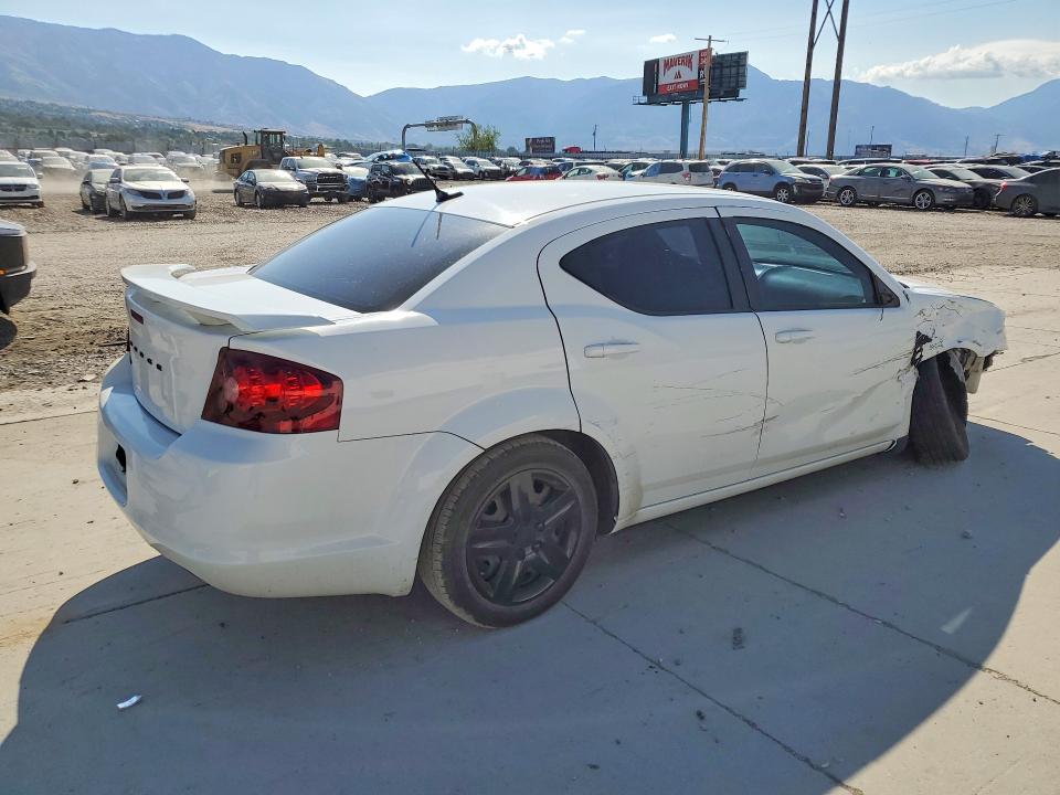 Продажа на аукционе авто 2012 Dodge Avenger, vin: 1C3CDZAB7CN324581, номер лота: 62323606