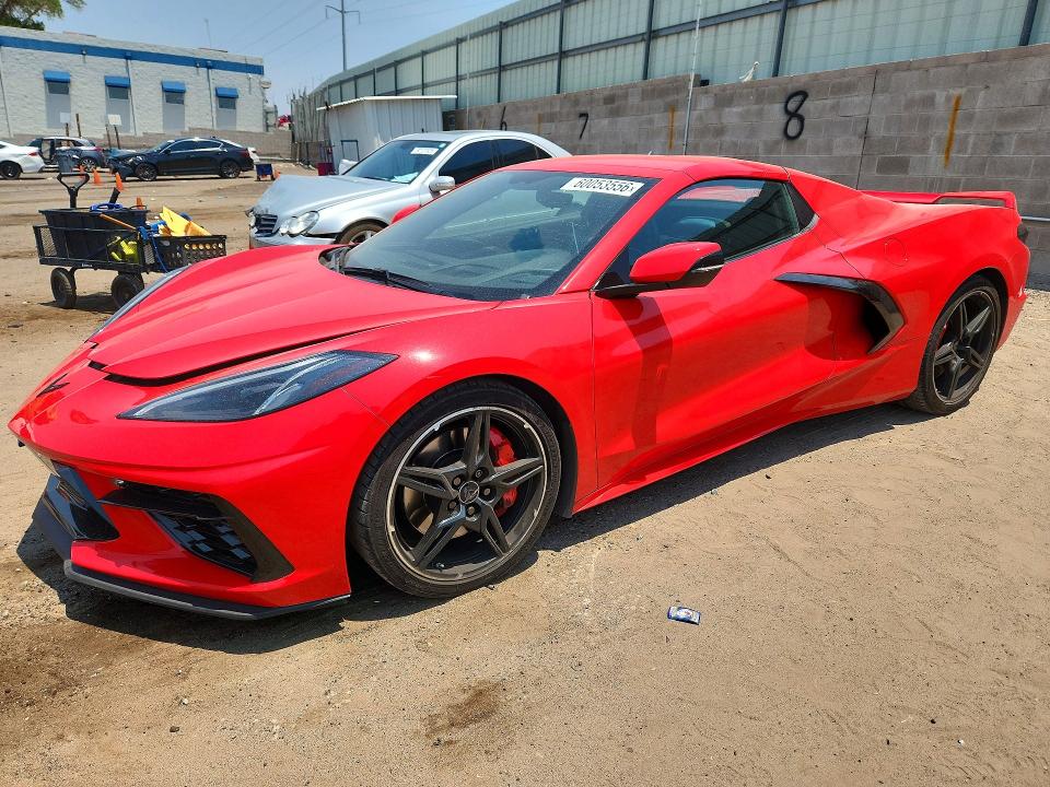 60053556 :رقم المزاد ، 1G1Y83D44L5113783 vin ، 2020 Chevrolet Corvette مزاد بيع