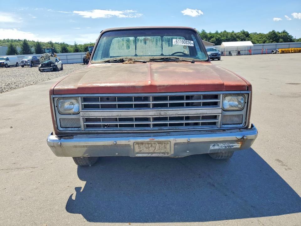 61190836 :رقم المزاد ، 2GCCC14H5G1158083 vin ، 1986 Chevrolet C10 مزاد بيع