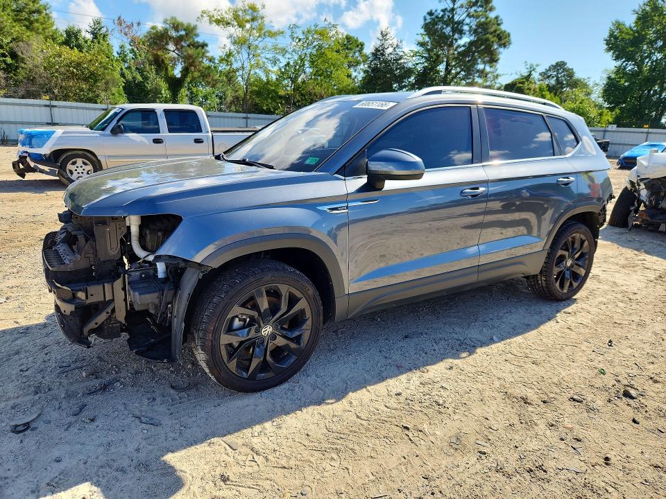 2022 Volkswagen Taos მანქანა იყიდება აუქციონზე, vin: 3VVLX7B21NM057989, აუქციონის ნომერი: 60651166