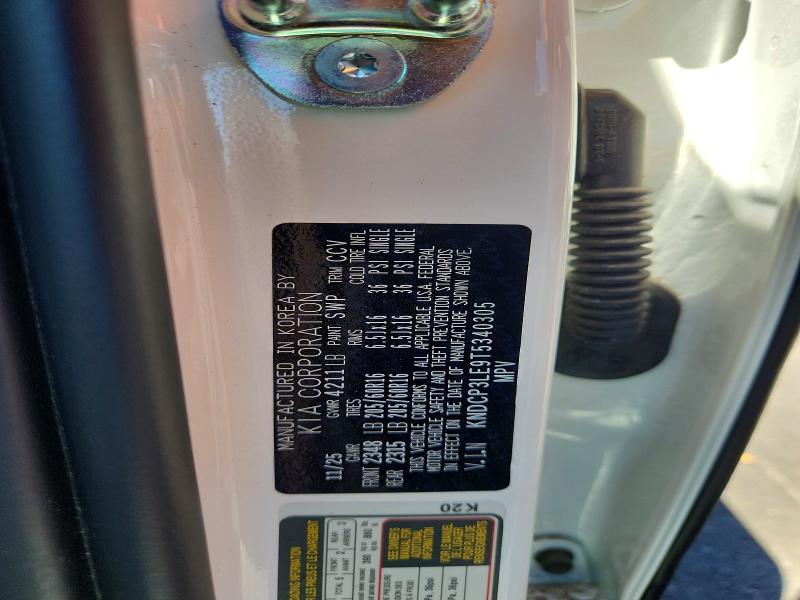 Aukcja sprzedaży 2026 Kia Niro, vin: KNDCP3LE9T5340305, numer aukcji: 63591226